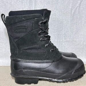 Lacrosse Kids Black PineTop Leather/Nylon Upper Lace Winter Snow Boots SZ US 2